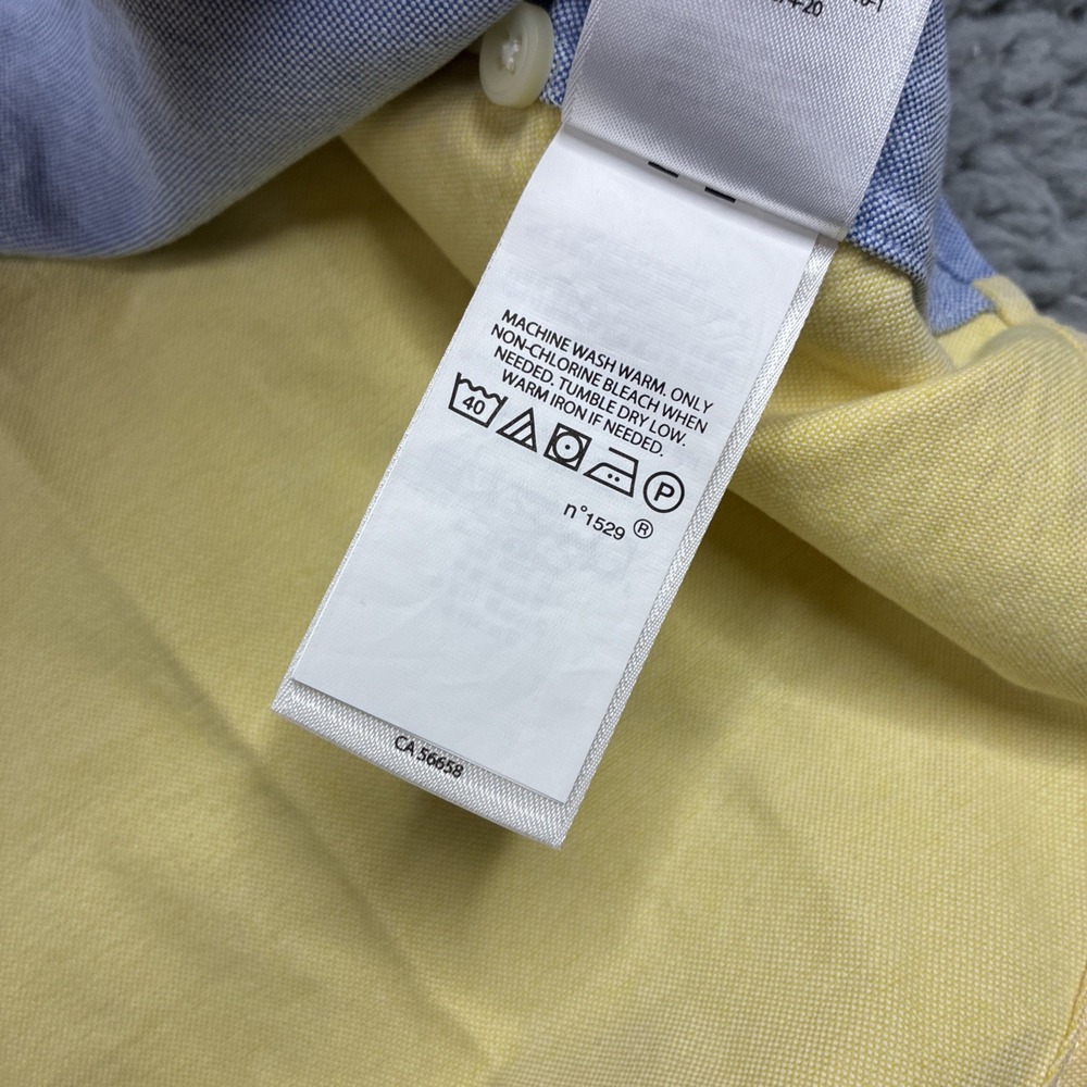 Polo Ralph Lauren Classic Fit Oxford Fun Shirt Men's XL Colorblock Pastel - Picture 6 of 10